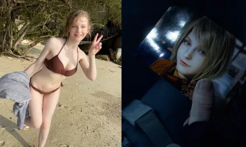 Thì ra cô gái xinh đẹp này là nguyên mẫu của Ashley trong Resident Evil 4