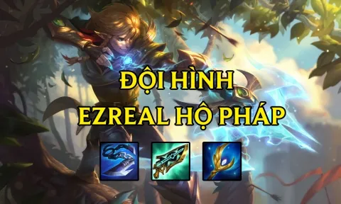 DTCL Mùa 7: Cách chơi đội hình Ezreal Hộ Pháp Reroll