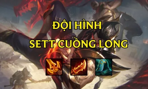 DTCL Mùa 7: Cách chơi đội hình Sett Cuồng Long Reroll