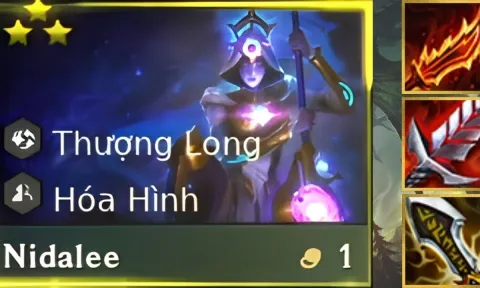 DTCL Mùa 7: Cách chơi đội hình Nidalee Thượng Long Hóa Hình