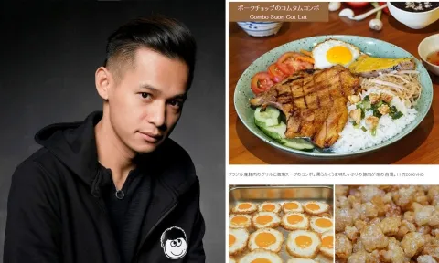 Quán cơm tấm của streamer Độ Mixi bất ngờ xuất hiện trên tạp chí Nhật Bản
