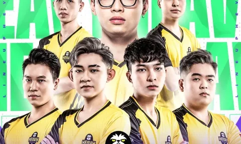 Đội hình chính thức của HEAVY tại ĐTDV Mùa Đông 2022