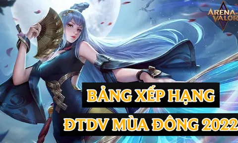 Bảng xếp hạng ĐTDV Mùa Đông 2022 Liên Quân Mobile mới nhất