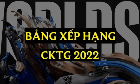 Bảng xếp hạng CKTG 2022 LMHT mới nhất hôm nay