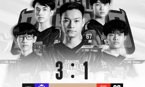 Saigon Buffalo chính thức dừng bước tại CKTG 2022