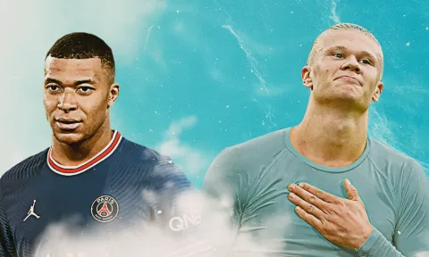 Lại thêm một lần Mbappe nhận 'trái đắng' trước Haaland