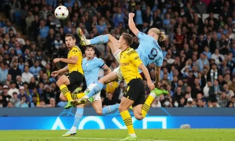 Video bàn thắng Man City vs Dortmund: Haaland đơn giản là không thể ngăn cản!