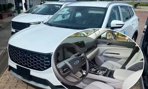 Ford Territory 2023 lần đầu lộ nội thất tại Việt Nam, hiện đại như xe sang