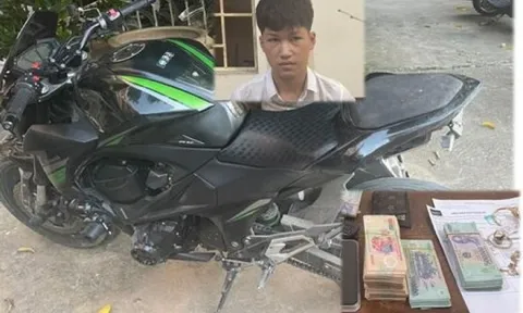 Bắc Giang: Thanh niên 19 tuổi phá két trộm 1 tỷ đồng mua mô tô Kawasaki