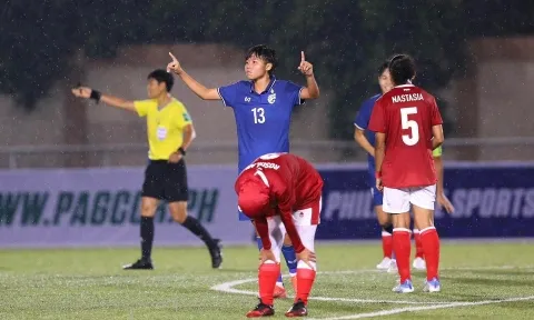 Thắng tưng bừng Indonesia, ĐT Thái Lan khởi đầu hoàn hảo ở AFF Cup nữ