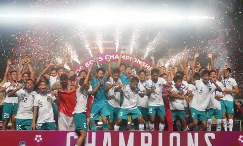U16 Indonesia nhận 'mưa tiền thưởng' sau chức vô địch Đông Nam Á