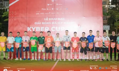 Khai mạc Giải bóng đá ICT Hà Nội - Kyber Cup 2022