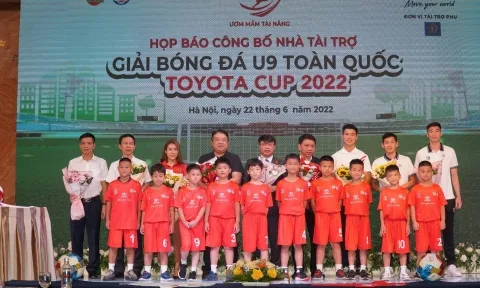 U9 toàn quốc Toyota Cup 2022 chung tay phát triển tài năng bóng đá nước nhà