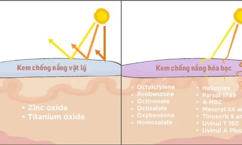 Kem chống nắng vật lý và hóa học có gì khác nhau?