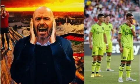 Man Utd nhận thất bại 'muối mặt': Tận cùng bất lực của Erik Ten Hag