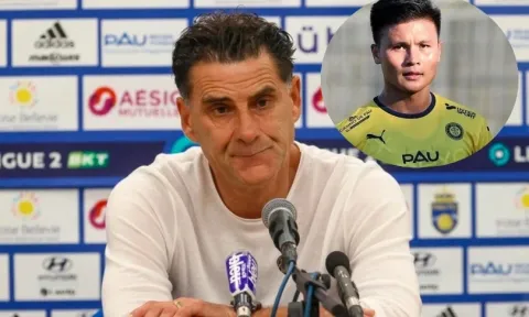 HLV Pau FC báo tin cực vui cho Quang Hải, quyết tâm thay đổi hàng công