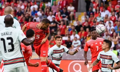 Video bàn thắng Bồ Đào Nha 0-1 Thụy Sĩ | UEFA Nations League