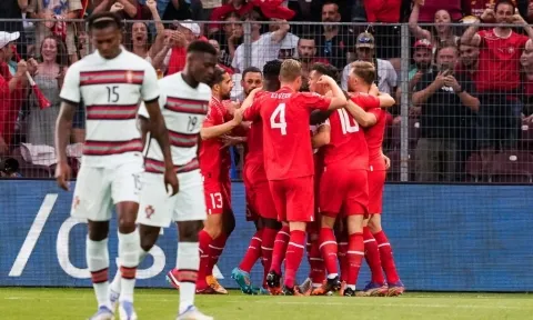 Vắng Ronaldo, Bồ Đào Nha 'thua sốc' đội bét bảng Nations League