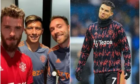 Ronaldo làm gì trong ngày MU nhấn chìm 'quân xanh' hạng 5?