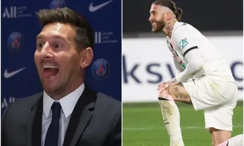 Messi 'cười nhạo' Ramos trên sân, CĐV PSG khoái chí ủng hộ