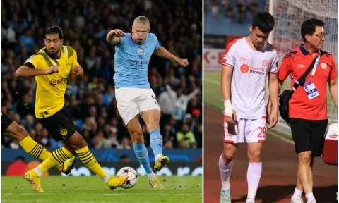 Tin bóng đá mới nhất 15/9: Haaland lại giải cứu Man City; Hoàng Đức chấn thương trước ngày lên tuyển