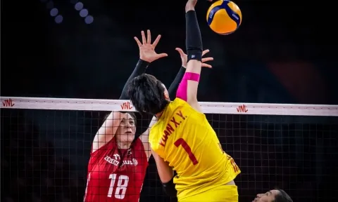 Lịch thi đấu bóng chuyền nữ VNL hôm nay, ngày 1/7: Trung Quốc vs CH Dominican