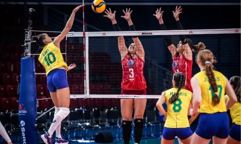 Tỏa sáng muộn, bóng chuyền nữ Thái Lan bị Brazil 'hủy diệt' không thương tiếc