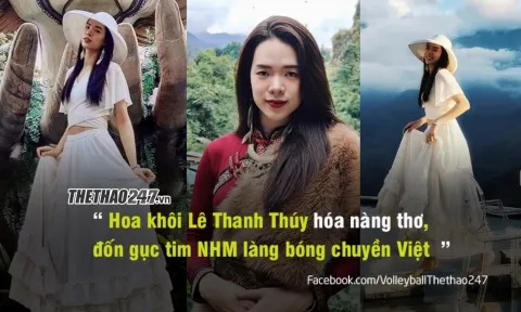 Hoa khôi bóng chuyền Lê Thanh Thúy hóa nàng thơ 'khiến fan mê mệt'