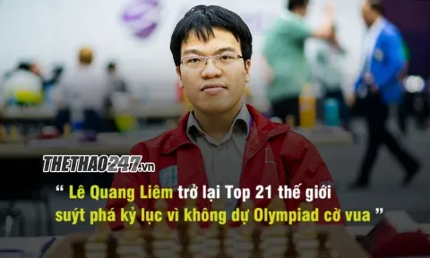 Kỳ thủ Lê Quang Liêm trở lại Top 21 cờ vua thế giới