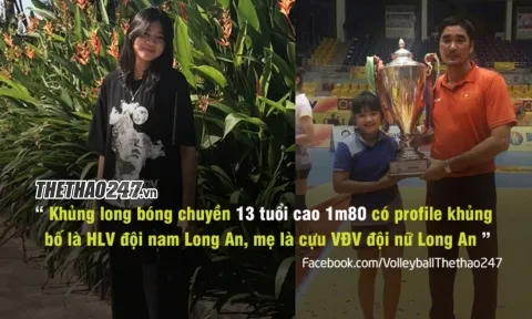 Tân binh khủng long: 13 tuổi cao 1m80, tập bóng chuyền 2 năm tăng 10cm