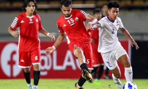 U20 Lào ngẩng cao đầu rời giải dù chung bảng với đội hàng đầu châu Á