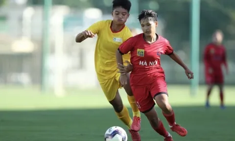 Vòng 5 giải bóng đá Nữ VĐ U16 Quốc gia 2022: Hà Nội thắng thuyết phục