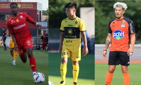 Cùng Quang Hải, 2 cầu thủ Việt kiều thể hiện ấn tượng tại Ligue 2