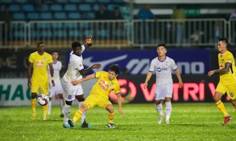 Highlights HAGL 1-2 SLNA: Minh Vương lập siêu phẩm, HAGL vẫn thua đau