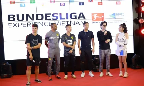 Đỗ Kim Phúc, ViruSs và Hoàng Bách "cháy" hết mình tại sự kiện Bundesliga Experience Vietnam
