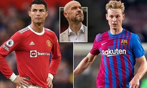 Chuyển nhượng MU 17/7: Ten Hag chốt phương án De Jong, tương lai Ronaldo ngã ngũ