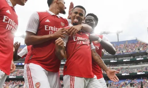 Nhẹ nhàng đánh bại Everton, Arsenal tiếp đà thăng hoa ở tour du đấu Hè