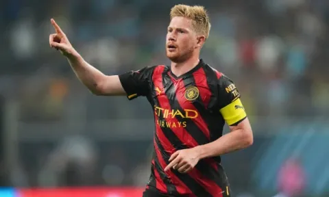 Haaland không ra sân, Man City vẫn thắng nhẹ America nhờ De Bruyne