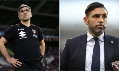 VIDEO: Giám đốc và HLV trưởng của 'ông lớn' ở Serie A lao vào đấm nhau