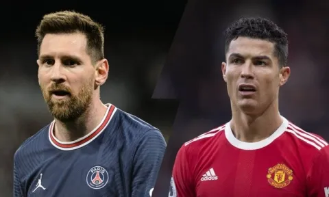 Phải đá cúp C2 với MU, Ronaldo sắp bị Messi 'soán ngôi' tại Champions League