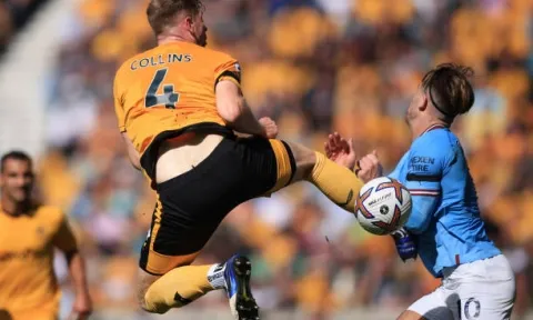 Highlight Man City vs Wolves: Haaland lập kỉ lục, thẻ đỏ phi thể thao