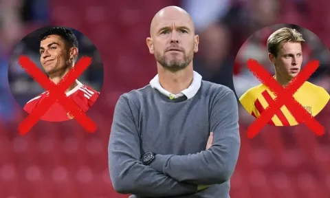 Tin chuyển nhượng tối 28/7: Ten Hag trở mặt với Ronaldo, MU 'méo mặt' vụ De Jong