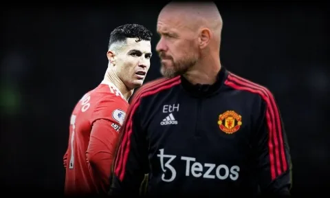 Tỏ ra 'nóng mắt', Ten Hag trừng phạt Ronaldo bằng cách không thể độc hơn