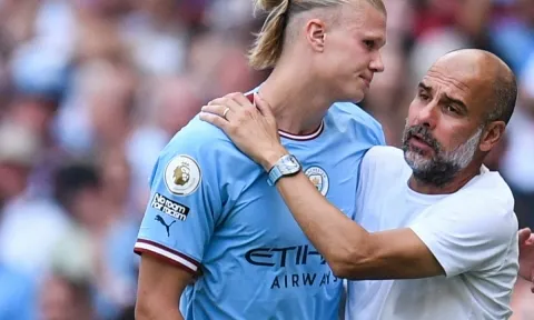 'Nở mày nở mặt' với Haaland, Pep lên tiếng thách Arsenal đua vô địch
