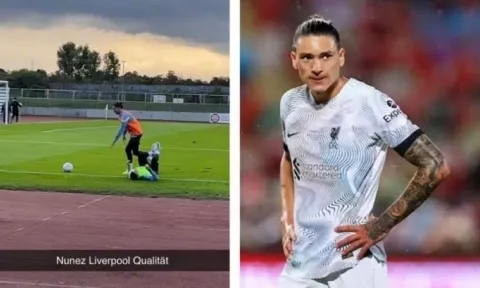 VIDEO: 'Lắc đầu ngán ngẩm' với pha cứa lòng của Nunez, Robben chỉ biết 'chào thua'