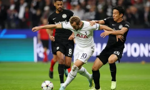 VIDEO bàn thắng Tottenham vs Frankfurt: Thi đấu nhạt nhòa, Tottenham nguy cơ xuống đá C2
