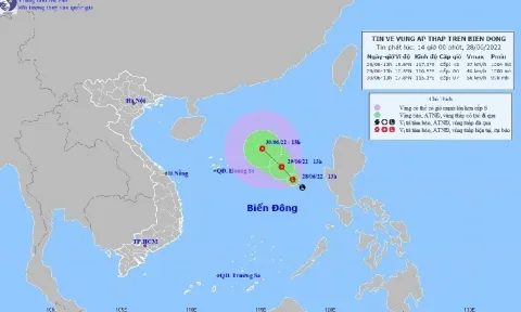 Cập nhật thông tin mới nhất về vùng áp thấp trên biển Đông, khả năng mạnh thành bão