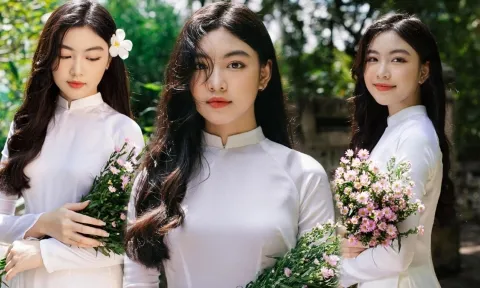 Con gái MC Quyền Linh tung bộ ảnh ngẫu hứng với áo dài trắng gây 'sốt' mạng
