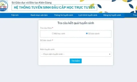 Tra cứu điểm thi tuyển sinh vào lớp 10 tỉnh Kiên Giang năm 2022 chính xác nhất