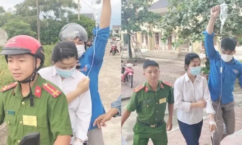 Những hình ảnh ấm lòng ngày thi đầu tiên kỳ thi THPT Quốc gia 2022